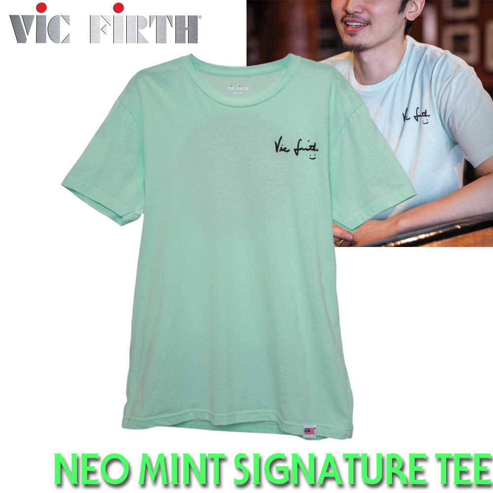 [★드럼채널★] Vic Firth Neo Mint Signature Tee (티셔츠,한정판)